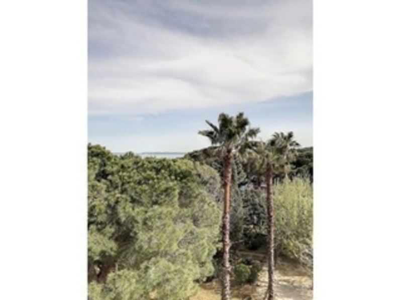 Location Beau T2 climatis&eacute; vue mer dans r&eacute;sidence avec Piscine et Court de Tennis